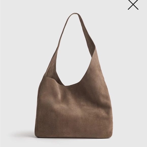 Handbags - NWT Quince Brown Suede Women's Bag
